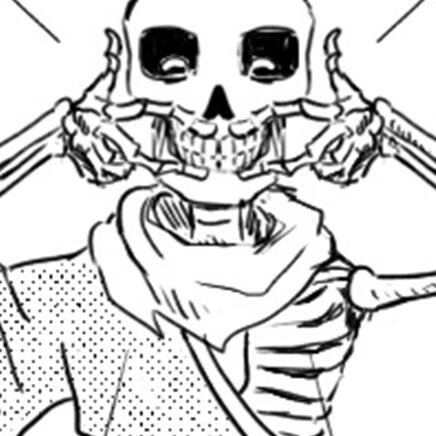 Skeleton Smile is a 17 page long silent manga.